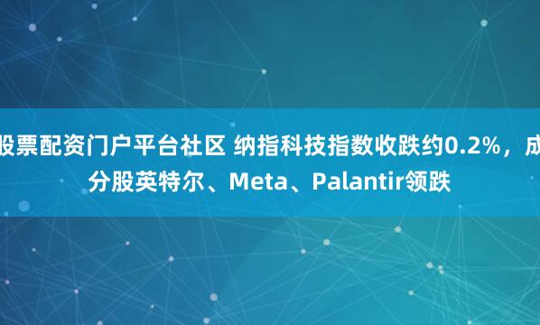 股票配资门户平台社区 纳指科技指数收跌约0.2%，成分股英特尔、Meta、Palantir领跌